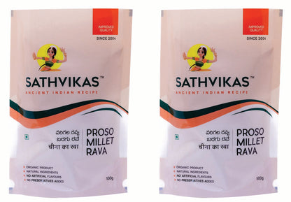 Sathvikas Varigalu / Proso Millet Ravva